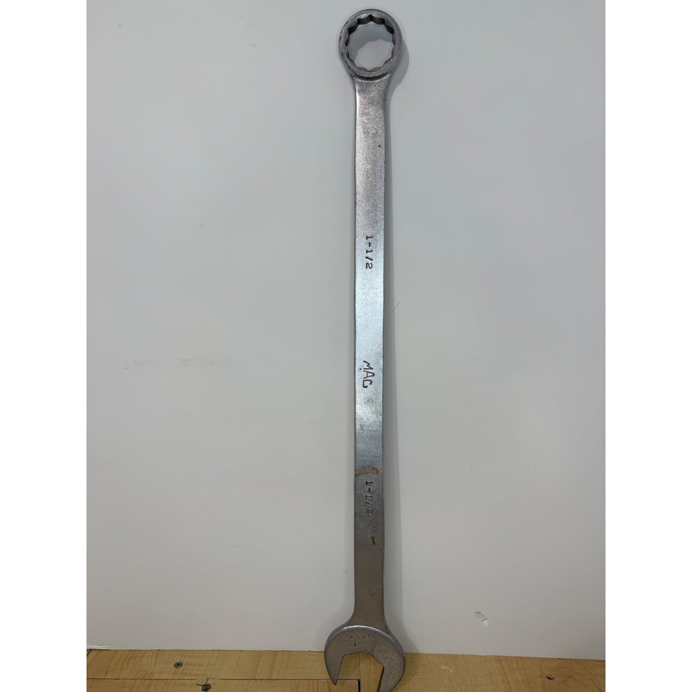 Mac Tools 1-1/2" Combination Wrench CL 48 USA Long Pattern 12 Point 24 Inch